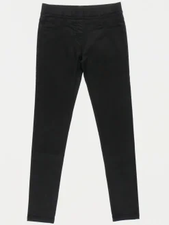 Jegging fille coloris noir (10-16A)