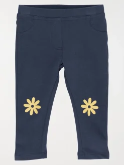 Jegging fleur genoux fille (3-36M)