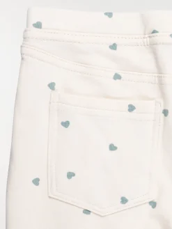 Jegging imprimé coeur fille (3-12A)