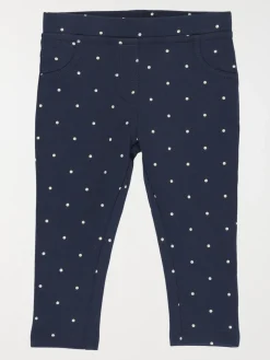 Jegging imprimé pois fille (3-36M)