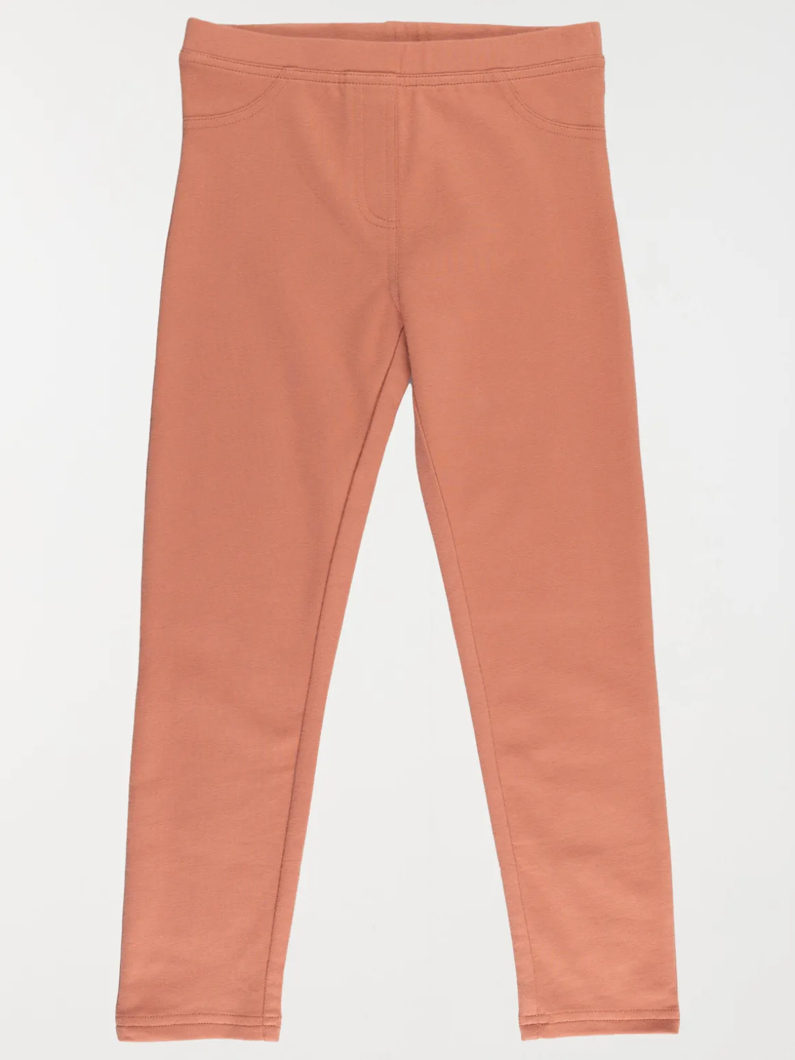 Jegging vieux rose fille (3-12A)