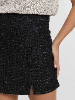 Jupe courte noire femme