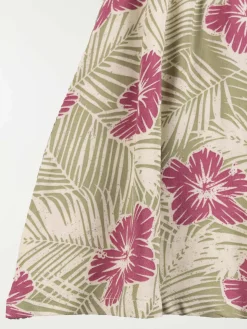 Jupe fleurs exotiques fille (XXS-M)