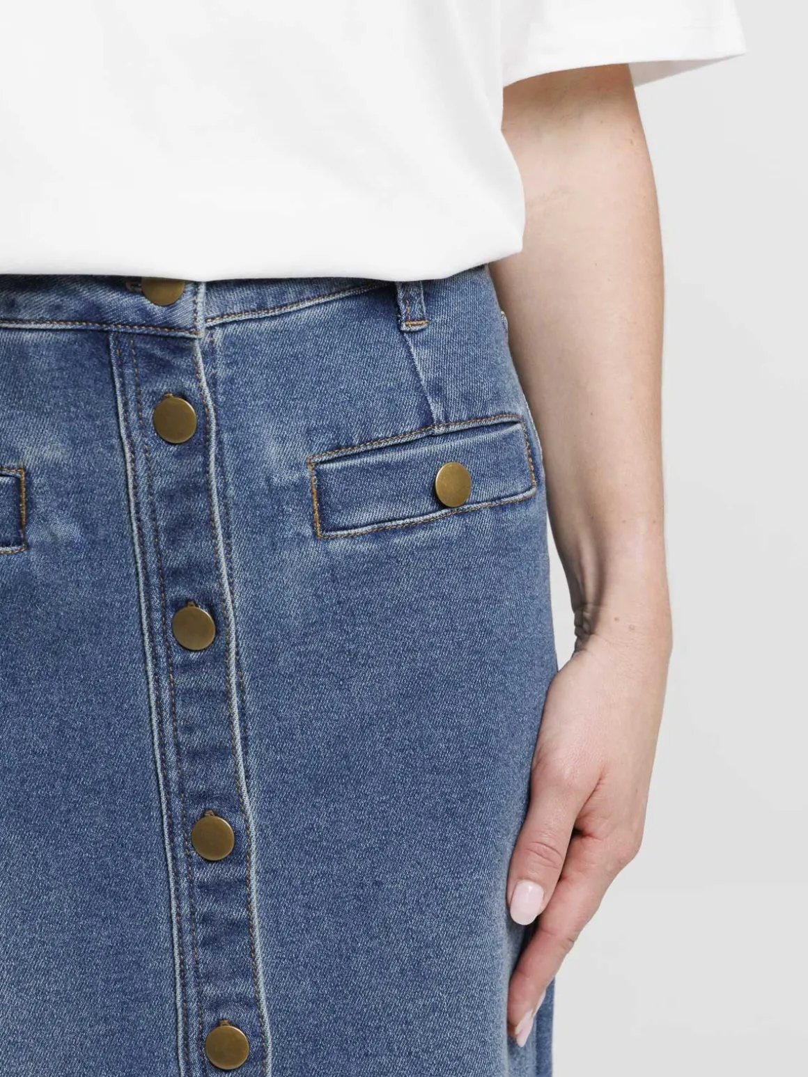 Jupe longue double stone femme