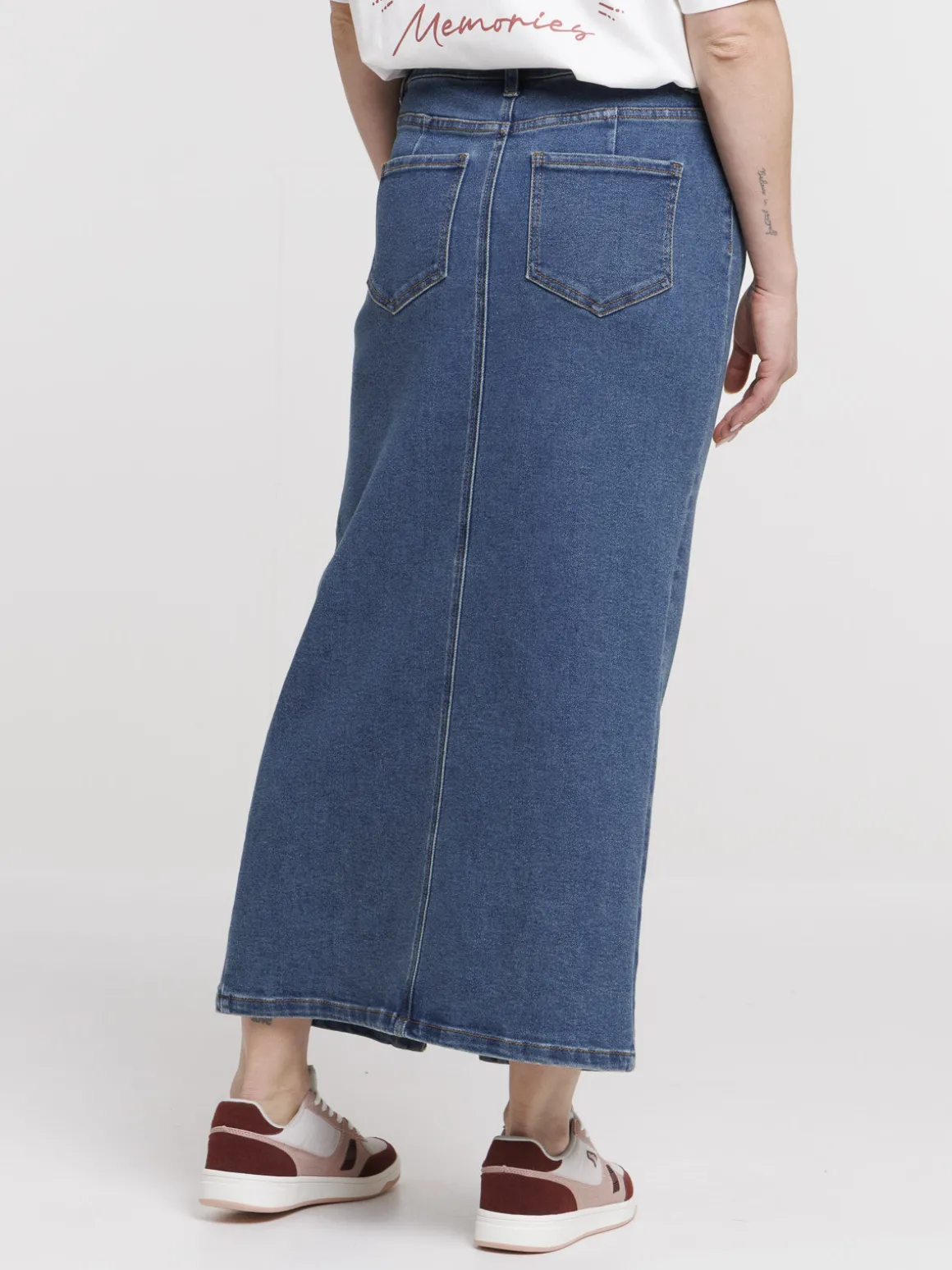 Jupe longue double stone femme