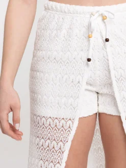 Jupe longue femme avec short intégré