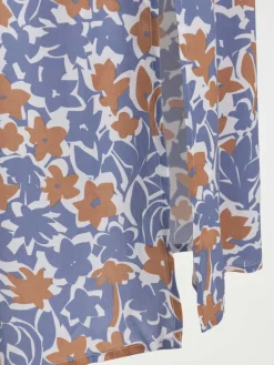 Jupe longue fleurie grande taille femme