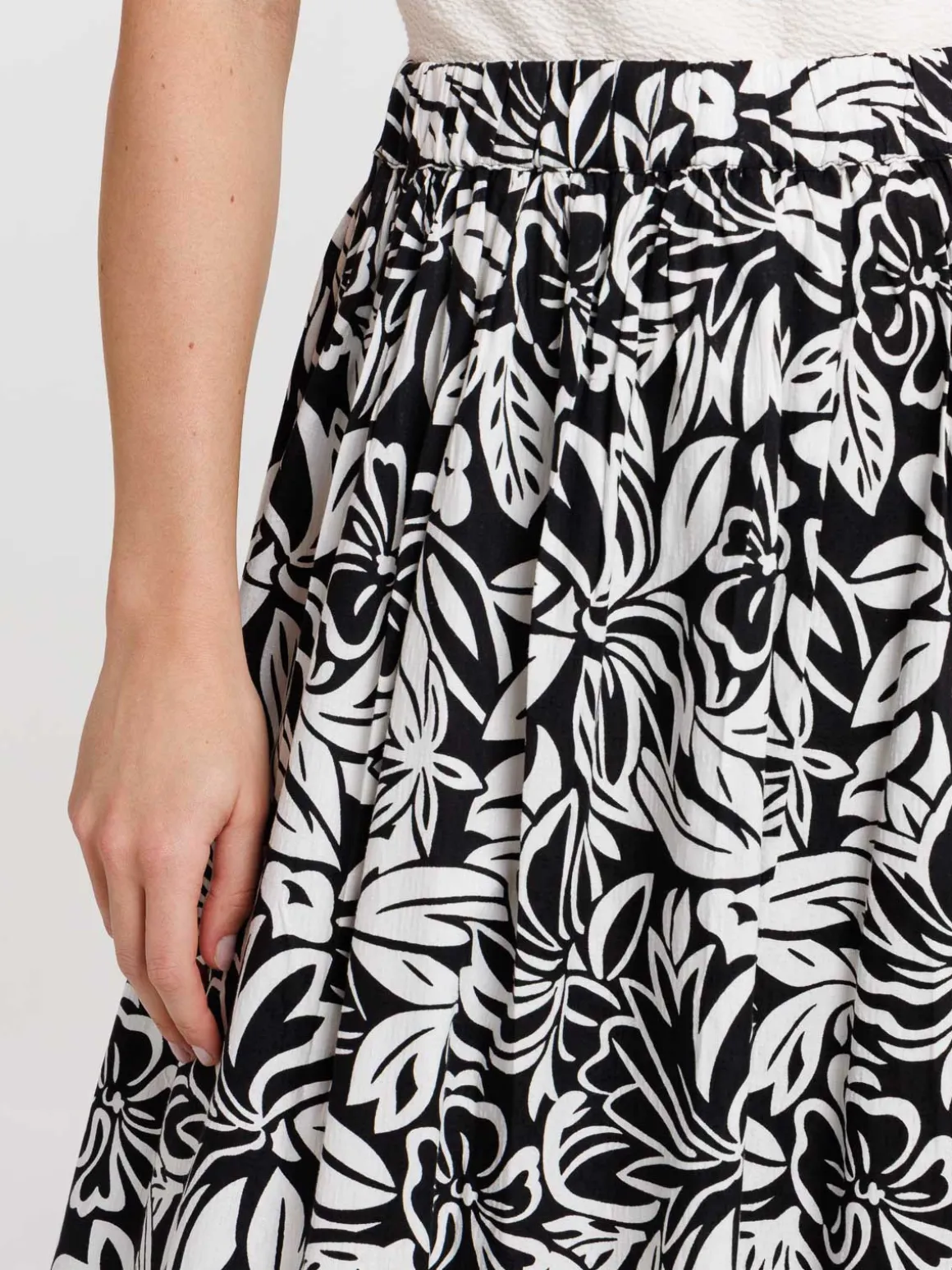 Jupe longue imprimée floral femme