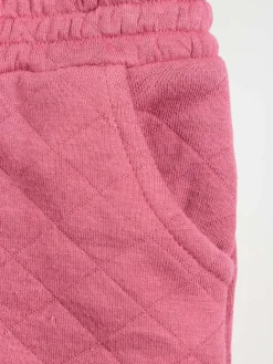 Jupe matelassée aubergine fille (3-12A)