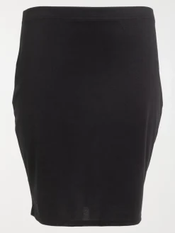 Jupe noire grande taille femme