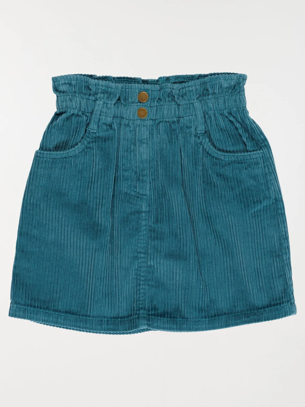 Jupe petrol blue velours fille (3-12A)