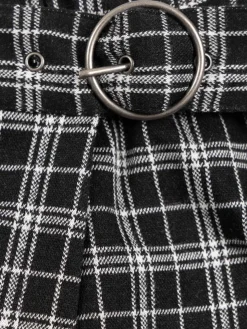 Jupe short à carreaux fille (XXS-M)