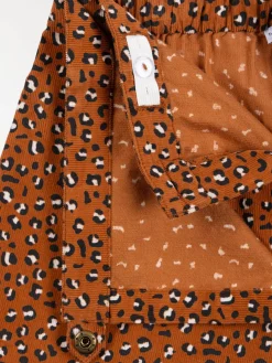 Jupe short léopard fille (3-12A)
