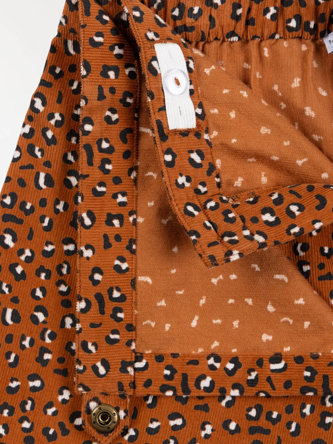 Jupe short léopard fille (3-12A)