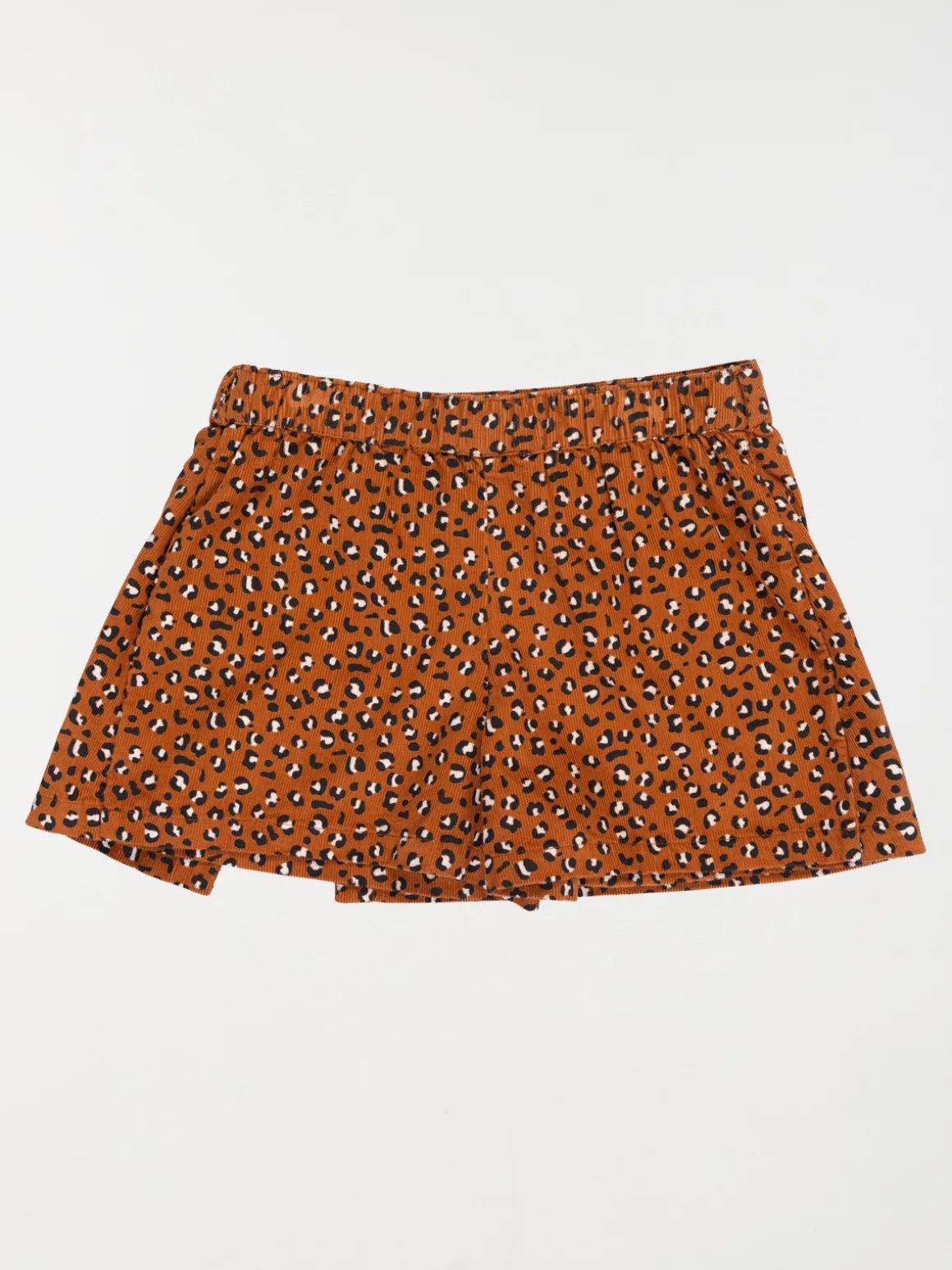 Jupe short léopard fille (3-12A)