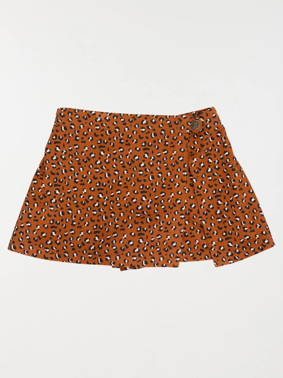 Jupe short léopard fille (3-12A)