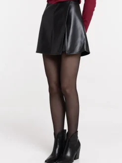 Jupe short noire femme