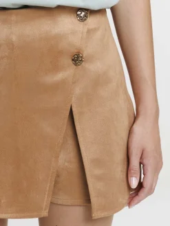 Jupe short suédine femme