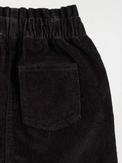 Jupe unie poche noire fille (3-12A)