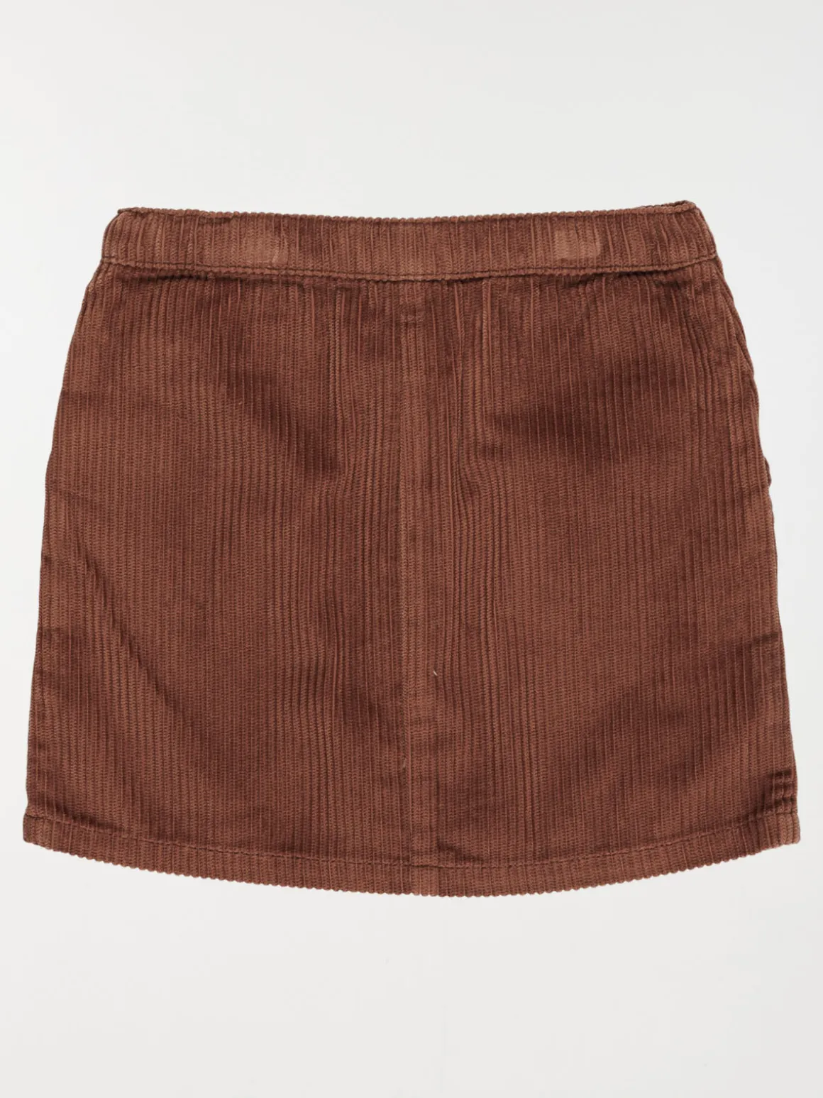 Jupe velours cacao chaud fille (3-12A)