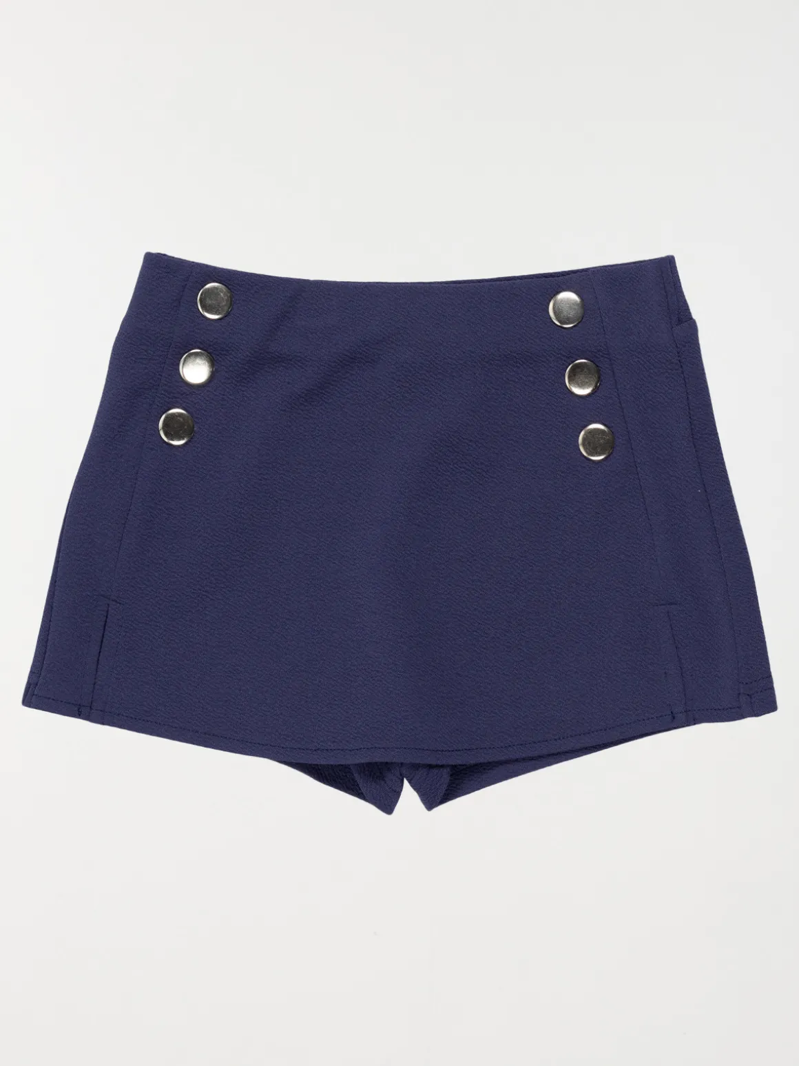Jupe-short bleu officier fille (3-12A)