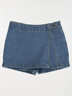 Jupe-short couleur stone fille (3-12A)