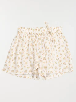 Jupe-short fleuri fille (3-12A)