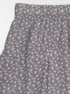 Jupe-short fleuri fille (XXS-M)