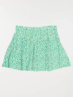 Jupe-short fleurie fille (XXS-M)