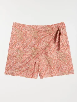 Jupe-short imprimée épices femme