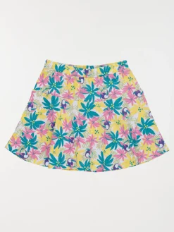 Jupe-short motif tropical fille (3-12A)