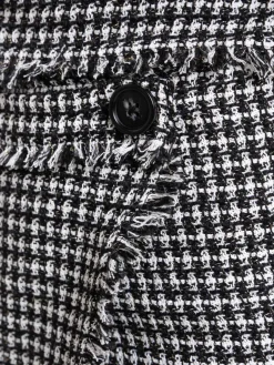 Jupe-short tweed à carreaux femme