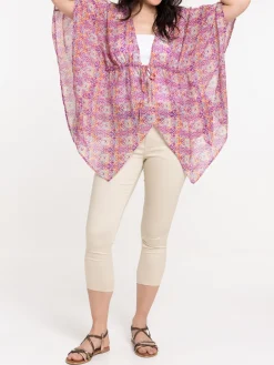 Kimono motif graphique femme