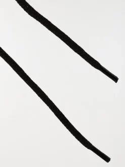 Lacets cordons noirs 90 cm 6 oeillets