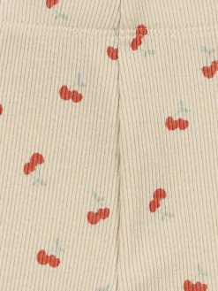 Legging côtelé cerises fille (3-36M)