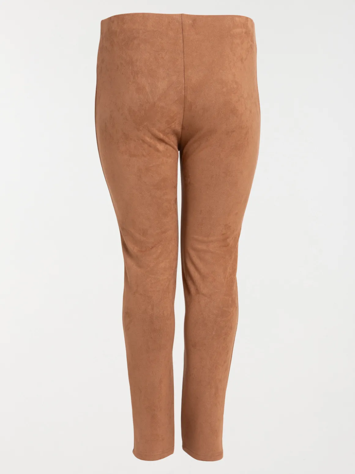 Legging en suédine grande taille femme