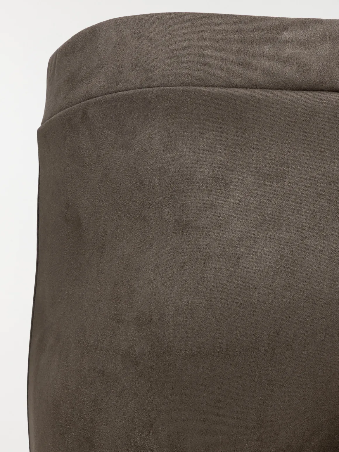 Legging kaki suédine grande taille femme