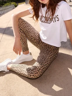 Legging léopard femme