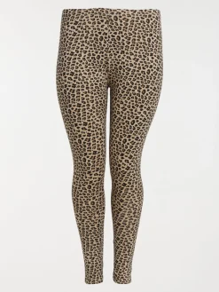 Legging léopard grande taille femme