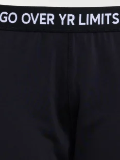 Legging sport noir grande taille femme