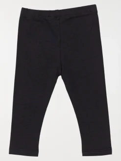 Legging uni noir fille (3-36M)