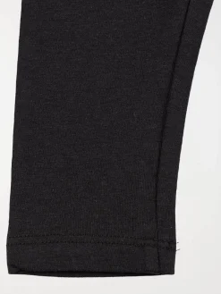 Legging uni noir fille (3-36M)