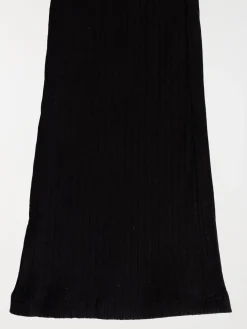Legging évasé côtelé fille noir (XXS-M)