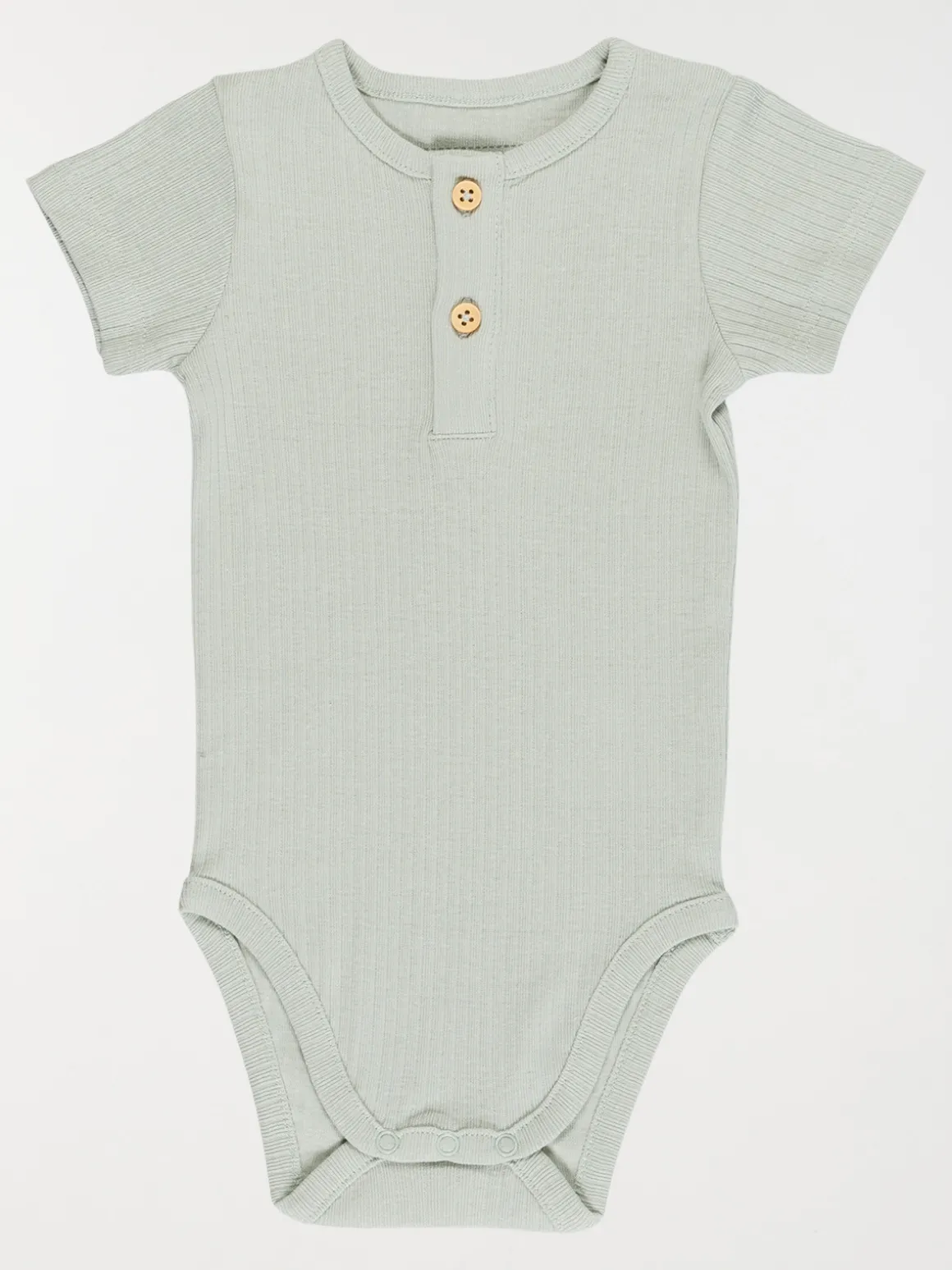 Lot 3 bodies col boutons garçon (3-24M)