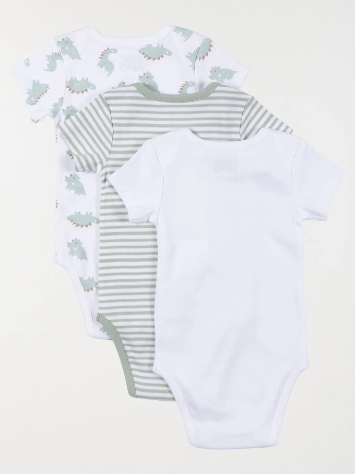 Lot 3 bodies dinosaure garçon (3-24M)