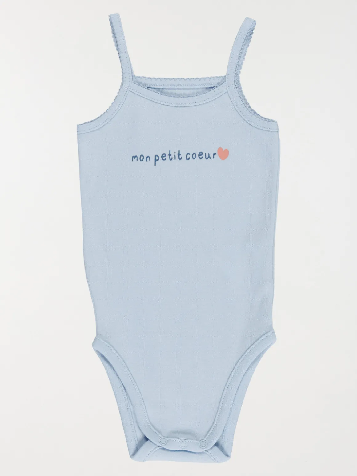 Lot 3 bodies petit coeur fille (3-24M)