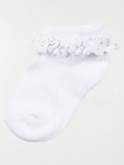 Lot 3 paires chaussettes dentelle fille
