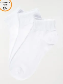Lot 3 paires chaussettes de sport homme