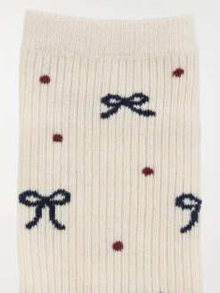 Lot 5 paires chaussettes imprimés femme