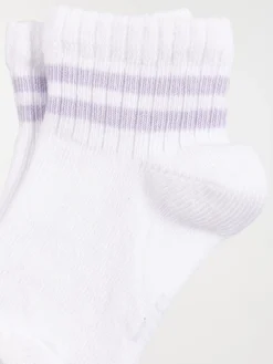 Lot 3 paires chaussettes rayures fille